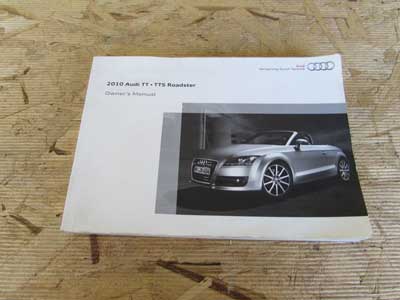 Audi TT Mk2 8J OEM Owner's Manual Guide Book 1025618J921 2010